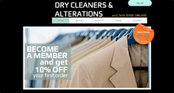 Desktop Screenshot of classydrycleaners.com